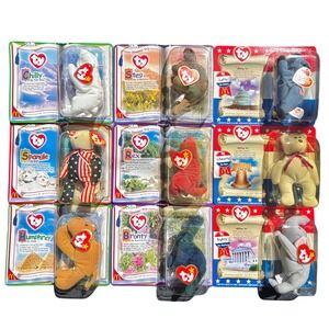 Vintage &‎ RARE McDonalds ty Teenie Beanie Babies Lot of 9